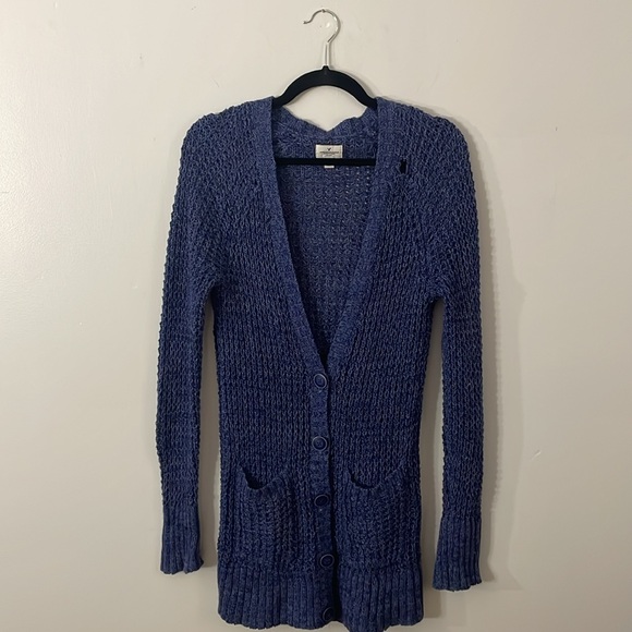American Eagle Chunky Cardigan Button Up - Picture 2 of 5